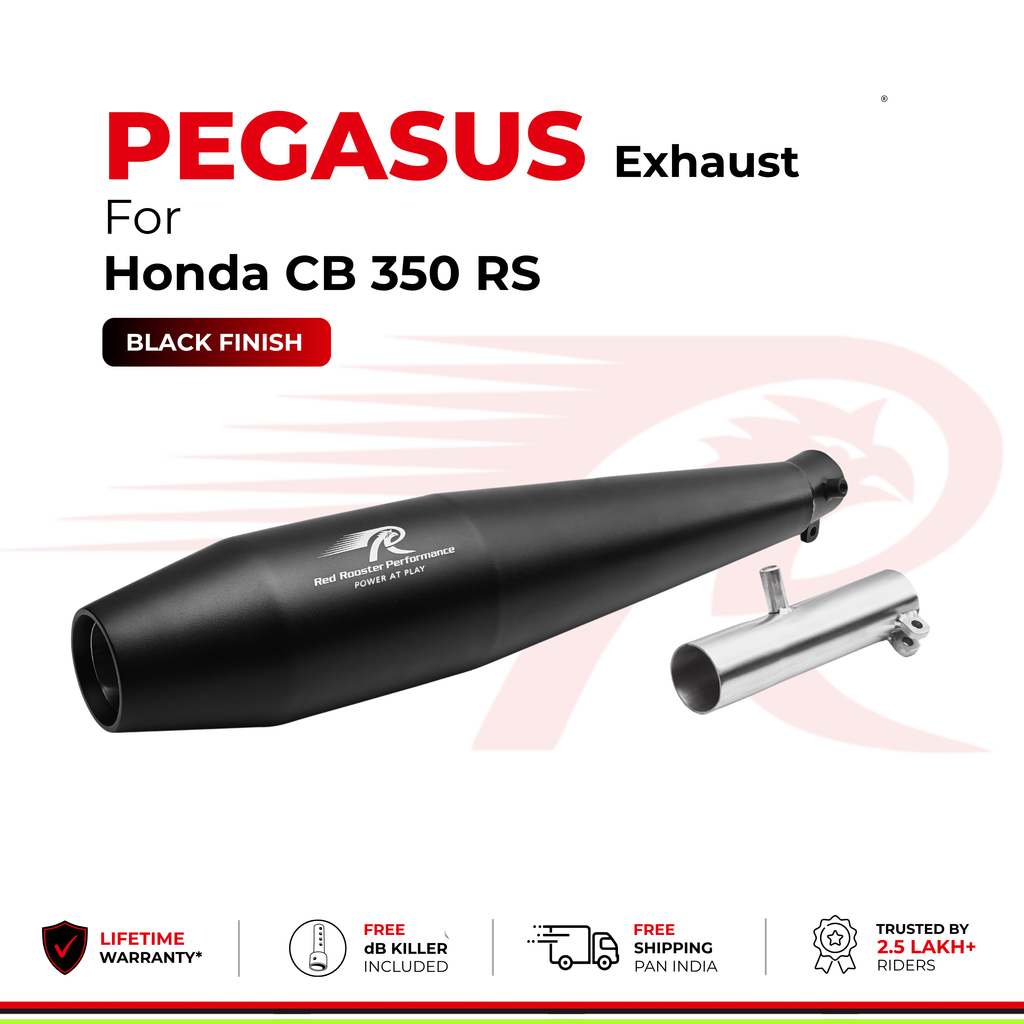 Pegasus RS Exhaust for Honda CB 350 RS - Black
