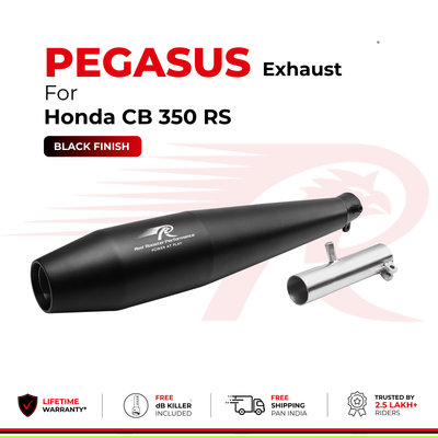 Pegasus RS Exhaust for Honda CB 350 RS - Black
