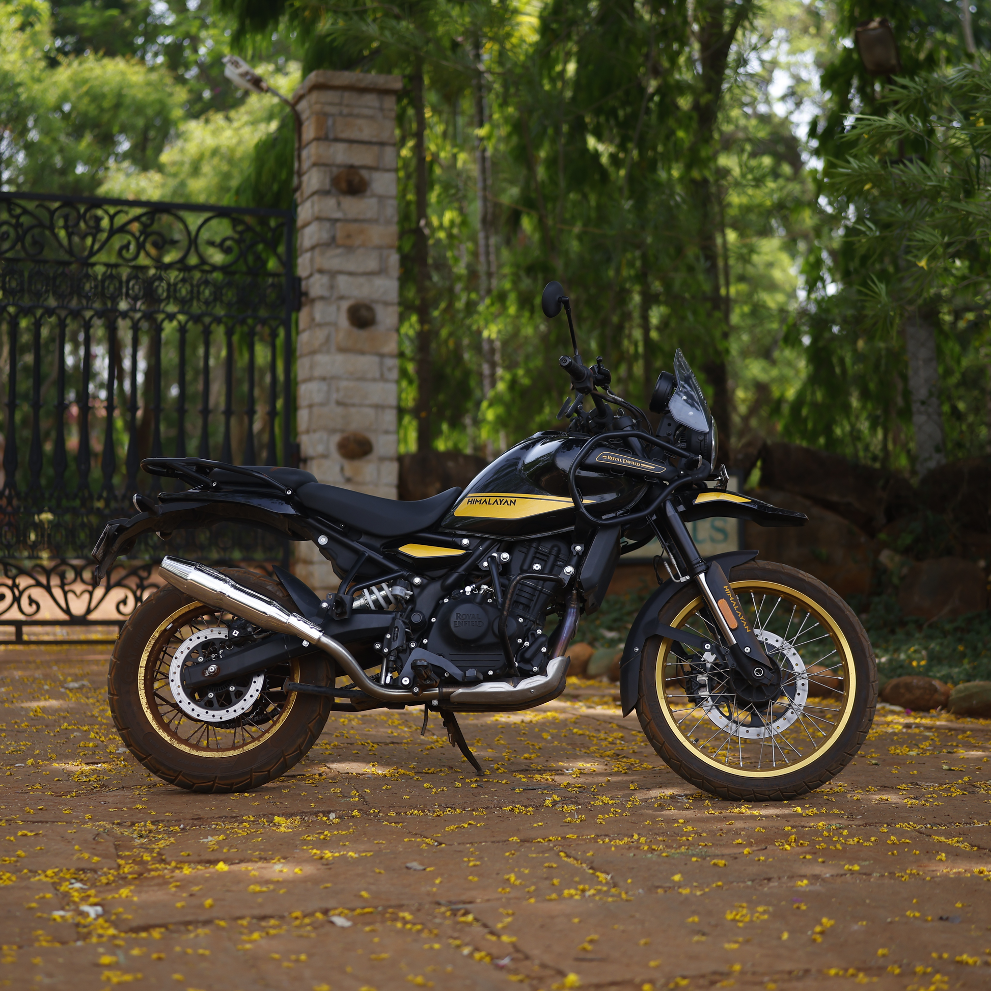 Orion Exhaust - Polish for Royal Enfield Himalayan 450