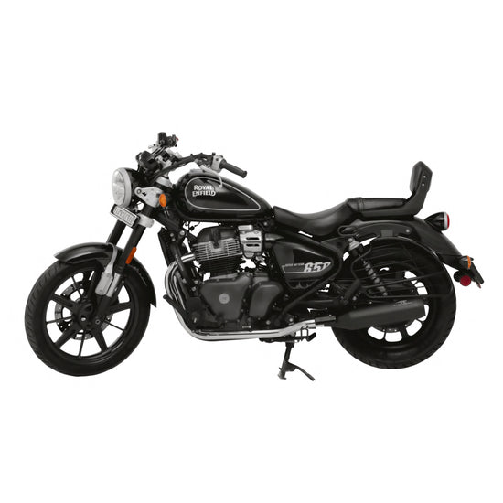 Astral Exhaust for Royal Enfield Super Meteor 650 - Black Finish