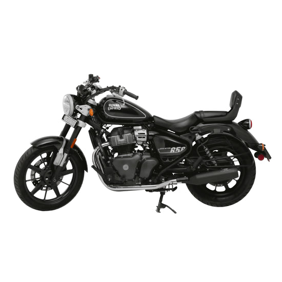 Astral Pro Exhaust for Royal Enfield Super Meteor 650 - Black Finish