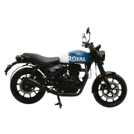 Rumbler Max Exhaust for Royal Enfield Hunter 350 - Black Finish