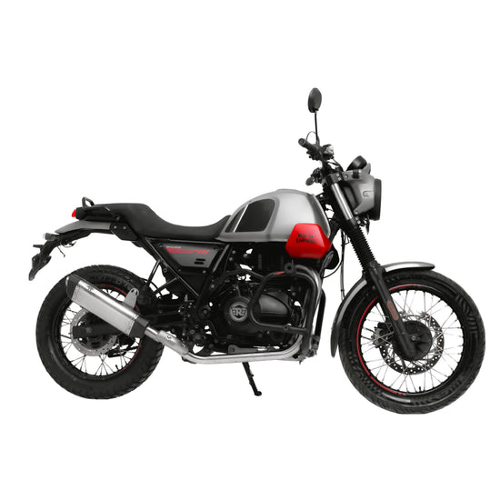 Vertex Exhaust for Royal Enfield Scram 411 - Matte Finish